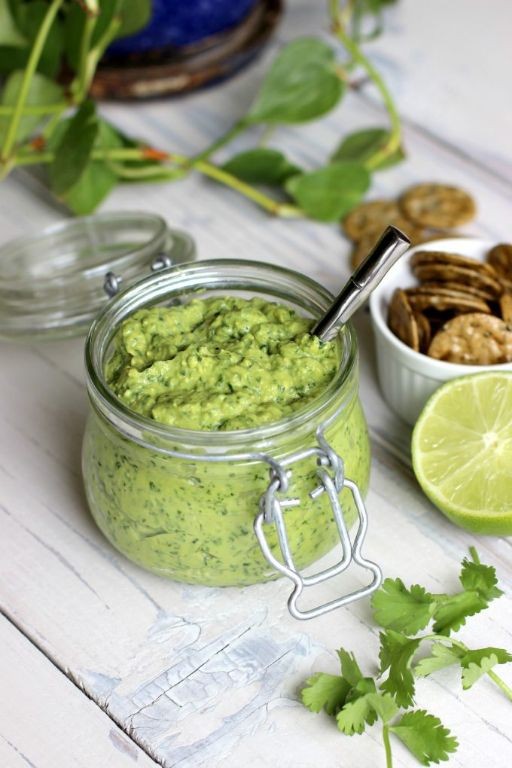 Avocado Cilantro Vegan Pesto
