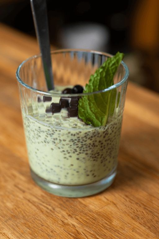 Avocado and Coconut Chia Pudding