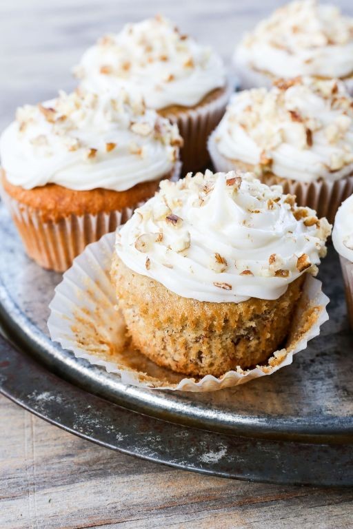 Banana Nut Cupcakes