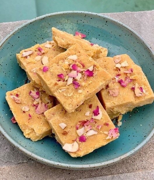 Besan Barfi (Chickpea Flour Fudge)