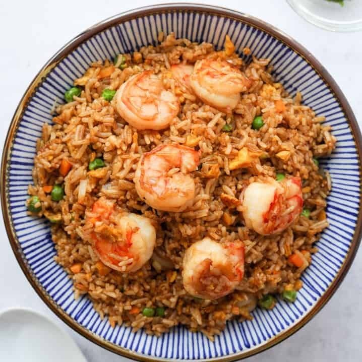 Classic Shrimp Fried Rice with Soy Sauce