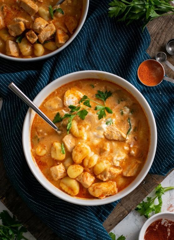 Creamy Chicken Paprikash Soup