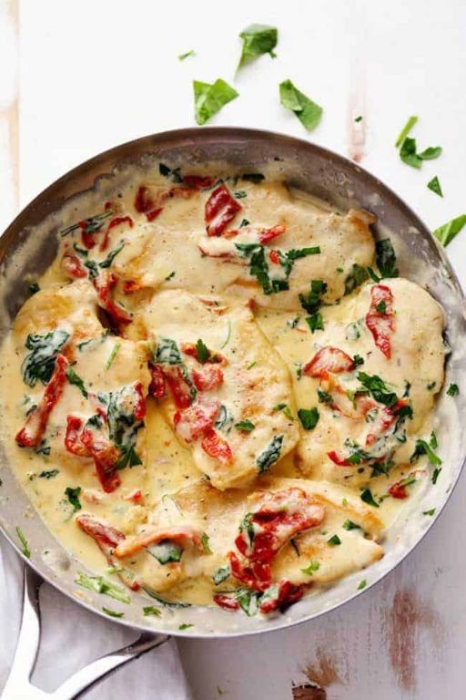 Creamy Garlic Tuscan Chicken