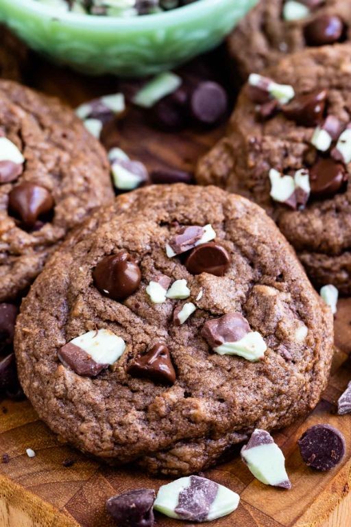 Double Chocolate Mint Gobs