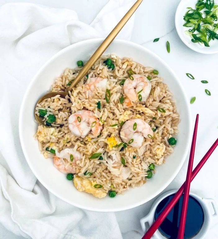 Garlic Butter Shrimp Fried Rice