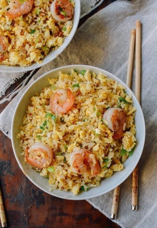 Ginger Scallion Shrimp Fried Rice