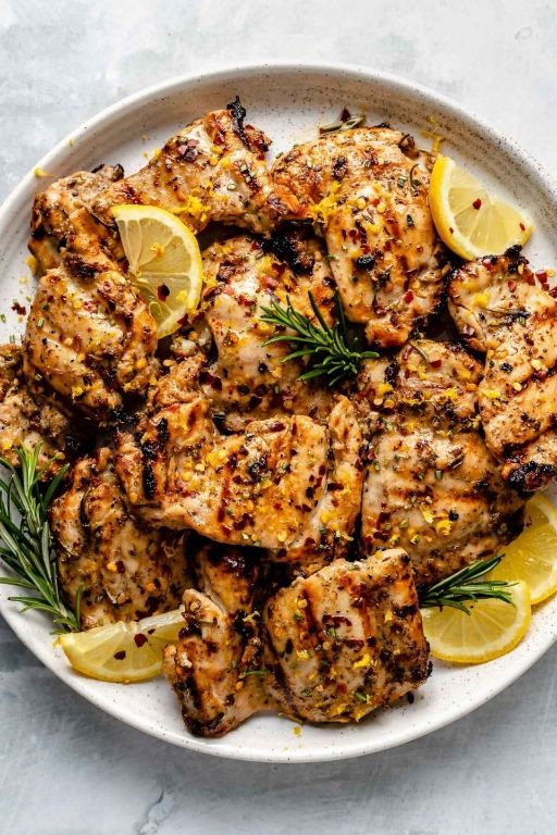 Grilled Tuscan Chicken with Herb Butter