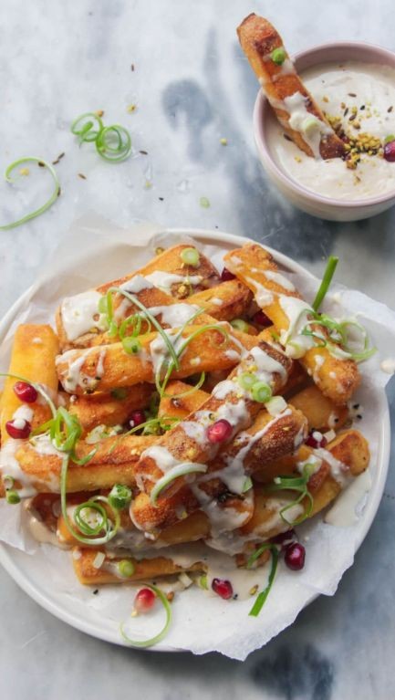 Halloumi Fries with Garlic Aioli
