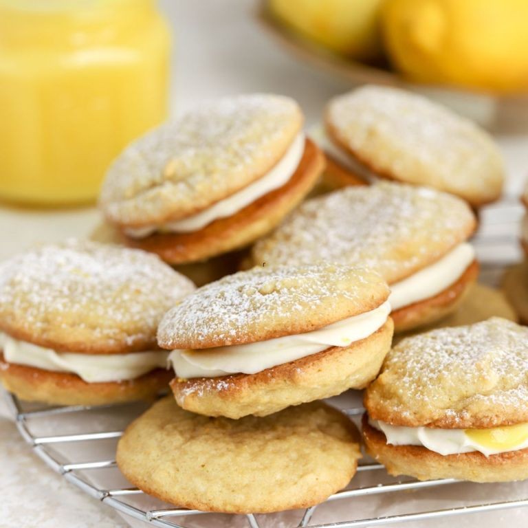 Lemon Zest Gobs with Tangy Glaze