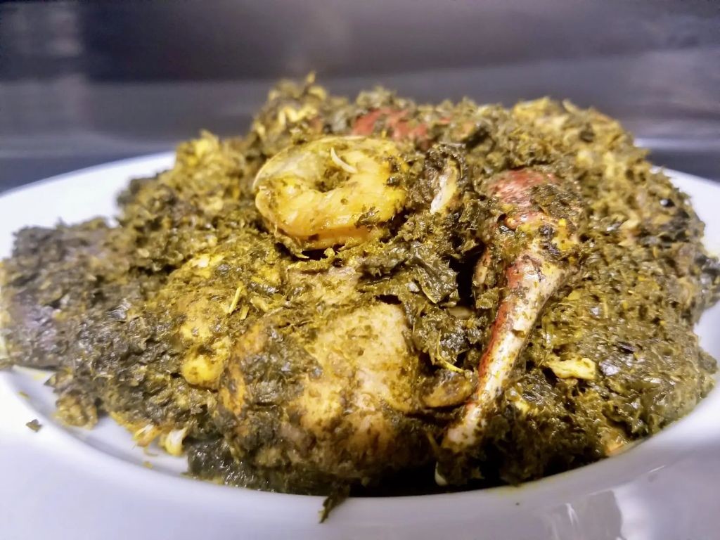 Liberian Cassava Leaf Stew