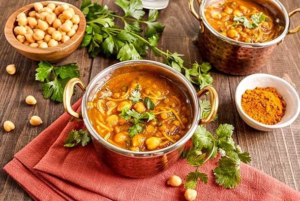 Moroccan Harira (Lentil and Chickpea Soup)