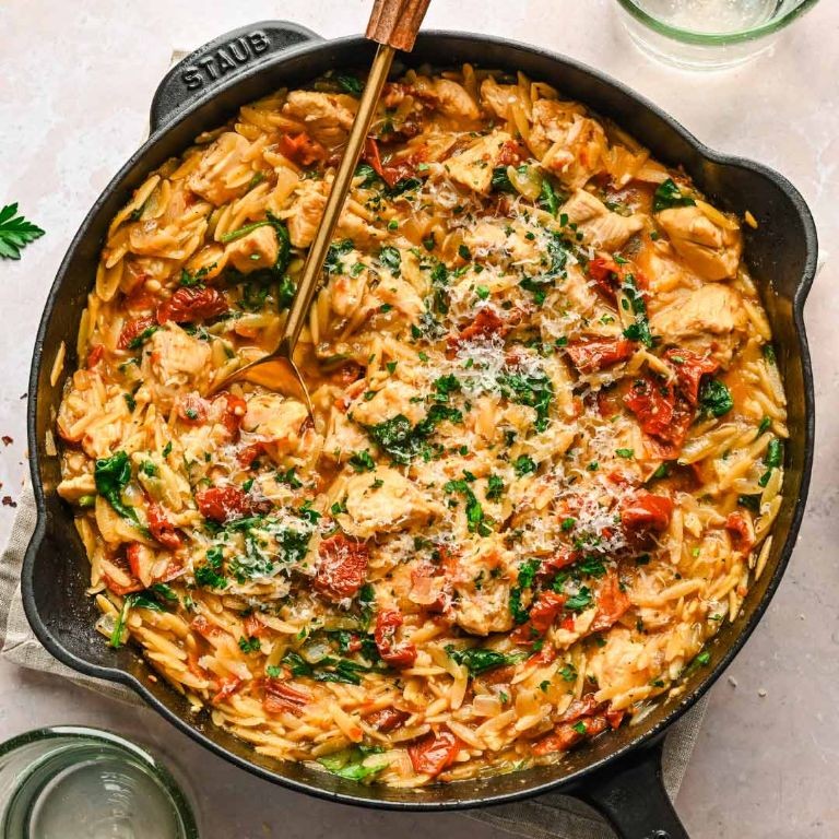 One-Pan Tuscan Chicken and Spinach