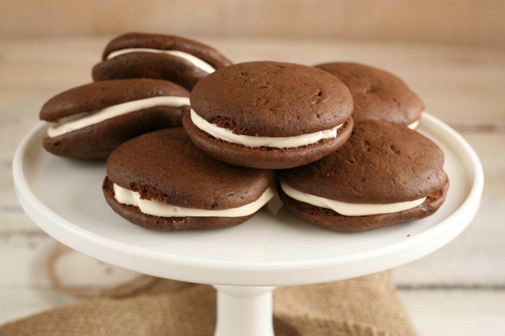 Peanut Butter Gobs with Cream Cheese Frosting
