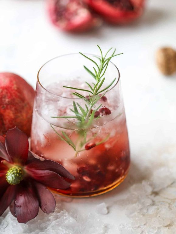Prosecco Pomegranate Cocktail