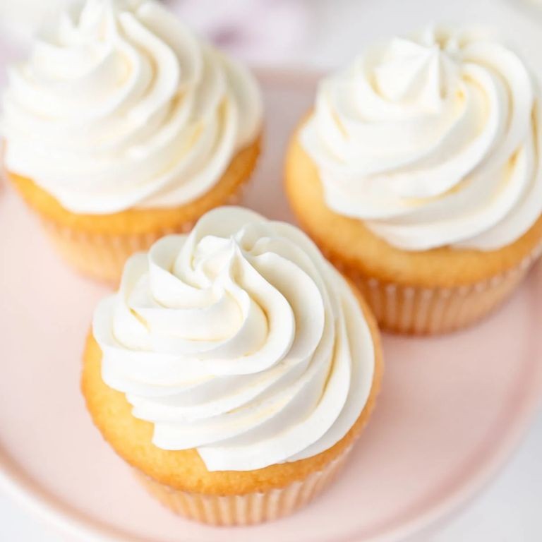Silky Vanilla Swiss Meringue Frosting