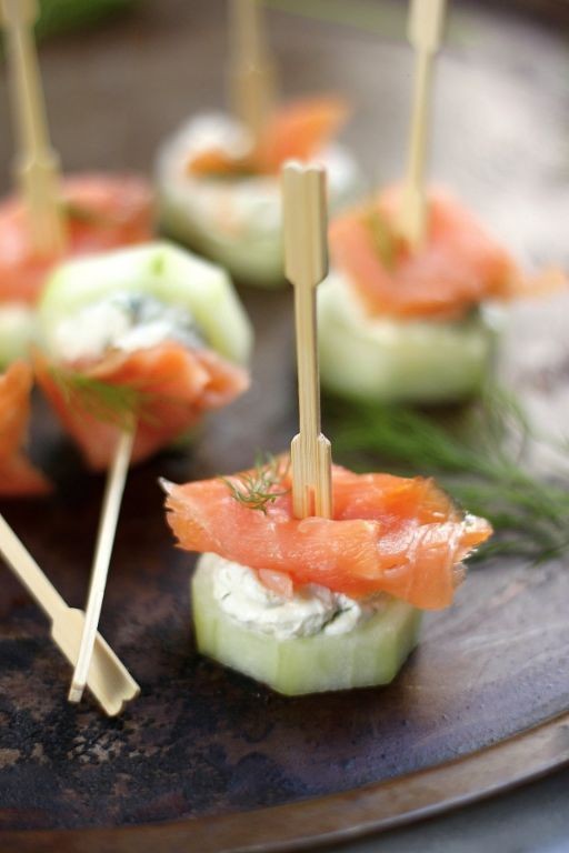 Smoked Salmon and Cream Cheese Bites