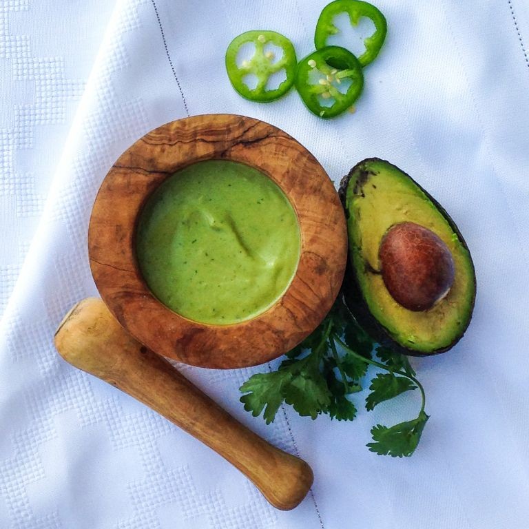 Spicy Avocado and Lime Dressing
