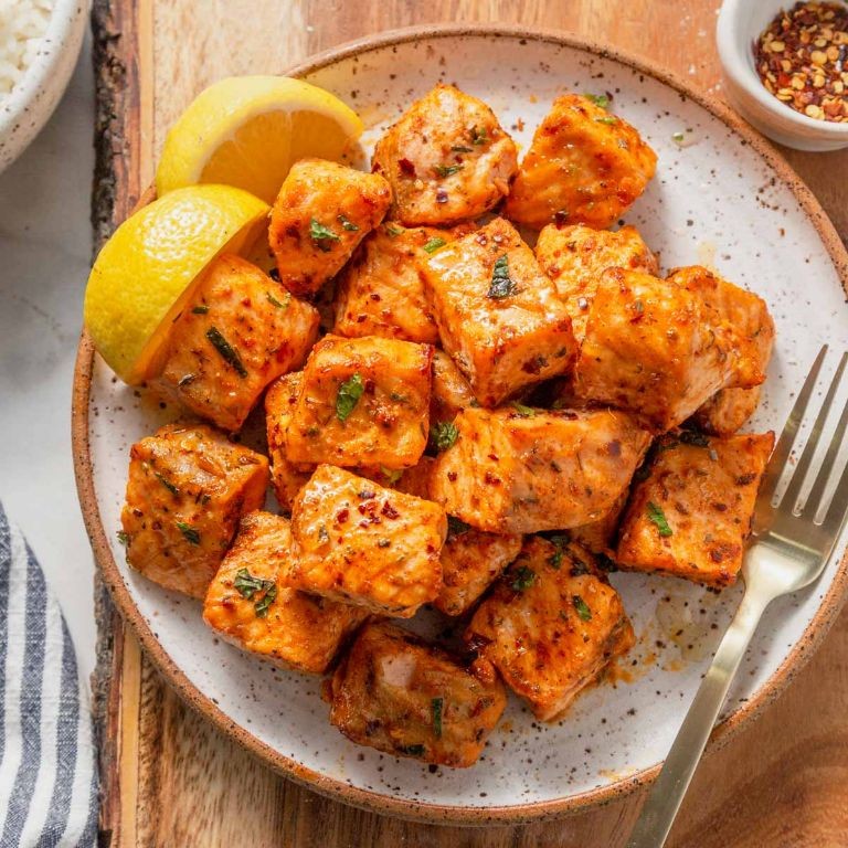 Spicy Cajun Salmon Bites