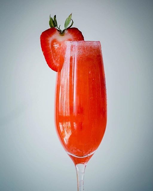 Strawberry Prosecco Punch
