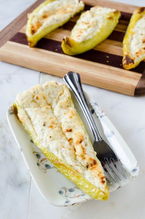Stuffed Banana Peppers with Crab and Cream Cheese