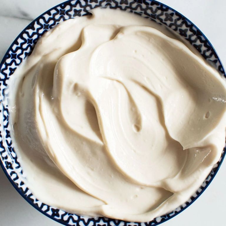 Whipped Vanilla Greek Yogurt Frosting