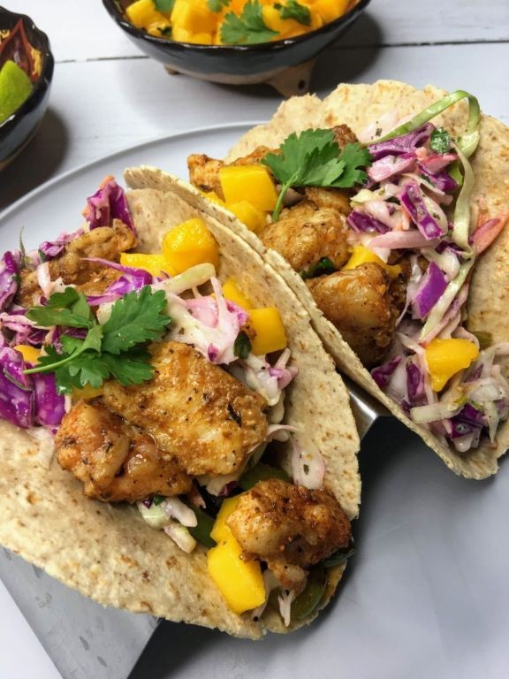 Alligator Tenderloin Tacos with Mango Salsa