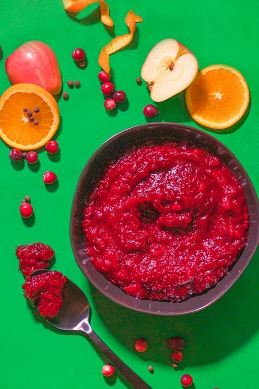 Allspice and Orange Cranberry Sauce