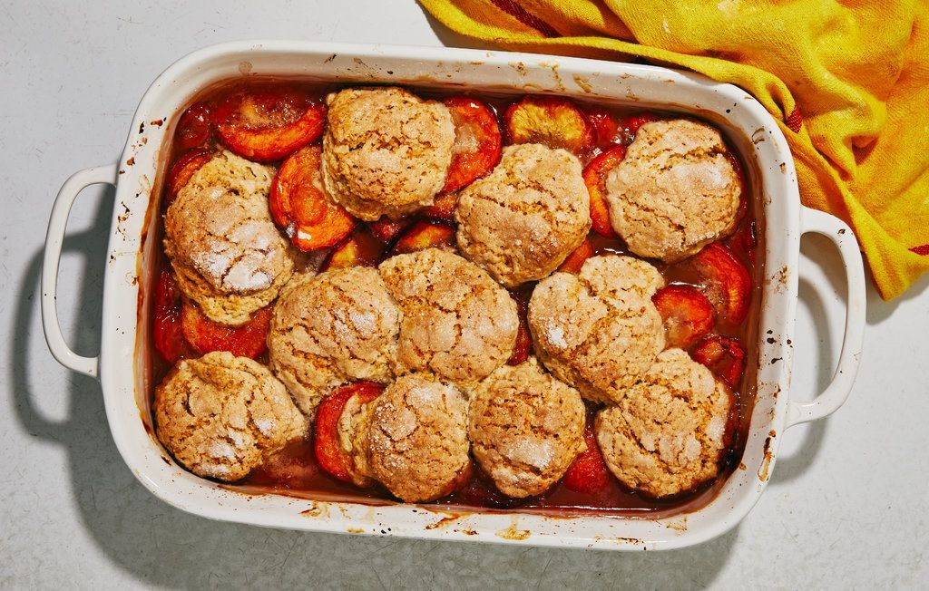 Apricot Cobbler with Honey Drizzle