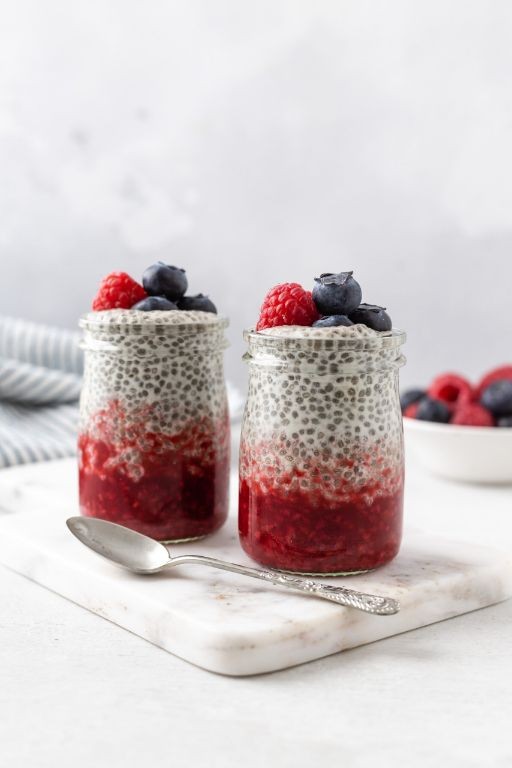 Aronia Berry Chia Pudding