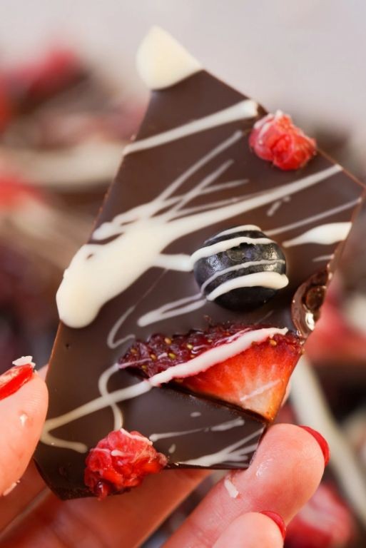 Aronia Berry Dark Chocolate Bark