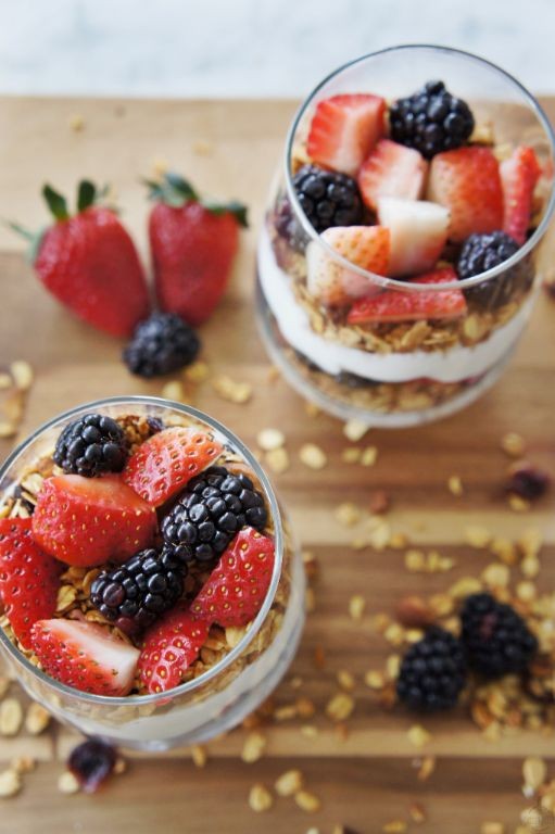Aronia Berry Yogurt Parfait