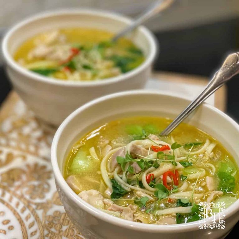 Asian-Inspired Ginger Chicken Breast Soup