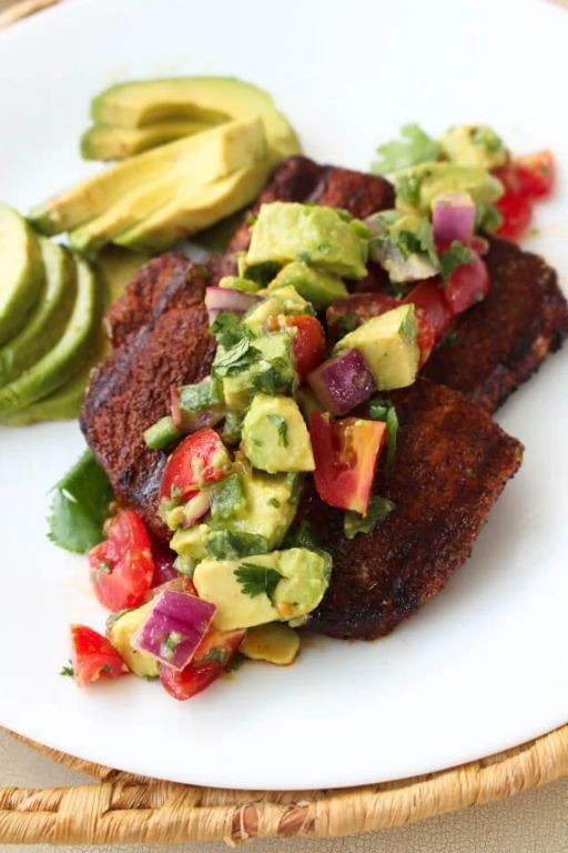Avocado Lime Pork Chops
