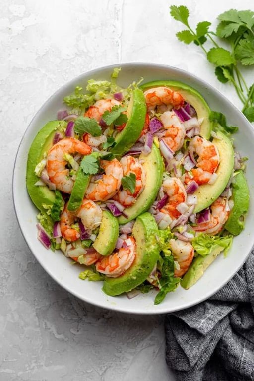 Avocado and Shrimp Salad