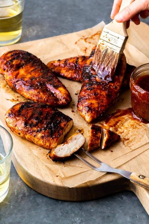 BBQ Scored Chicken Breast with Smoky Rub