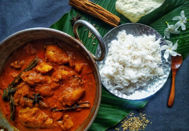 Banana Leaf Chicken Curry