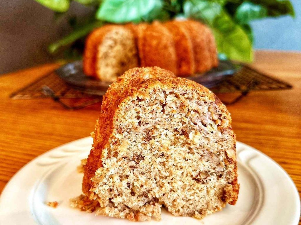 Banana Nut Bundt Cake with Cake Mix