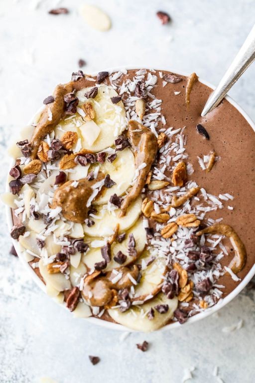 Banana Oatmeal Smoothie Bowl