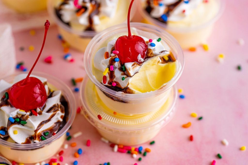 Banana Split Cream Shot
