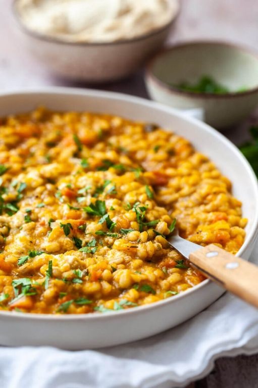 Barley and Pumpkin Risotto