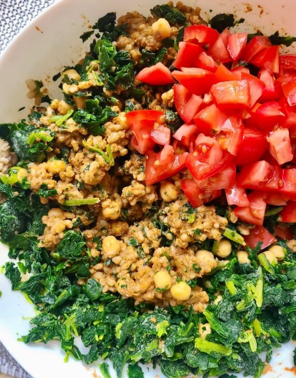 Barley and Spinach Vegan Casserole