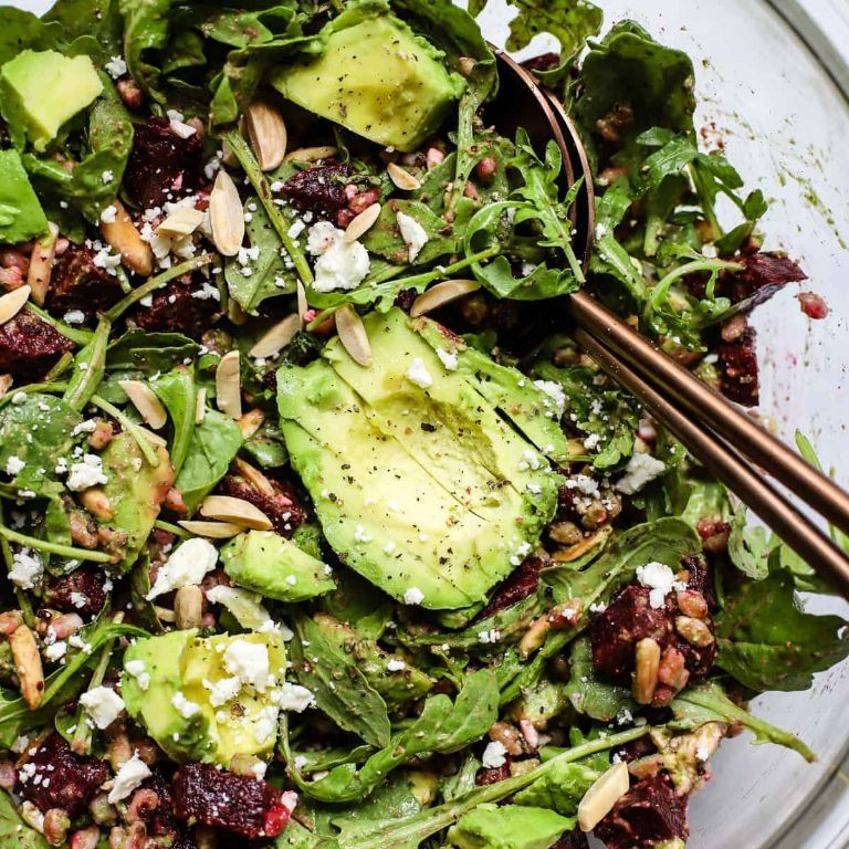 Beet and Avocado Salad with Lime Dressing
