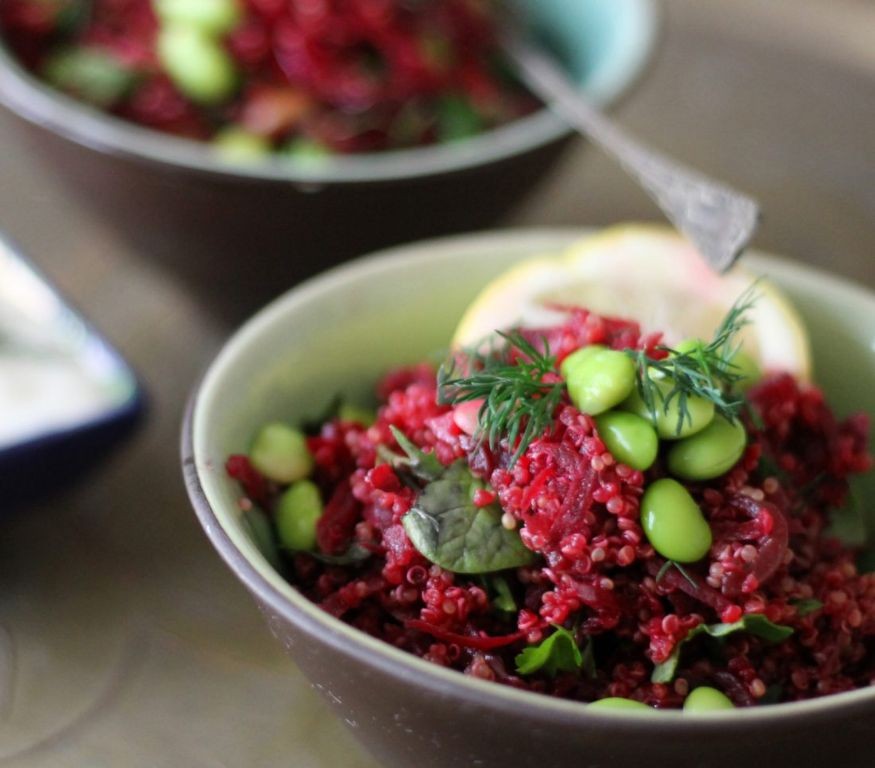 Beetroot and Quinoa Tabouli Salad