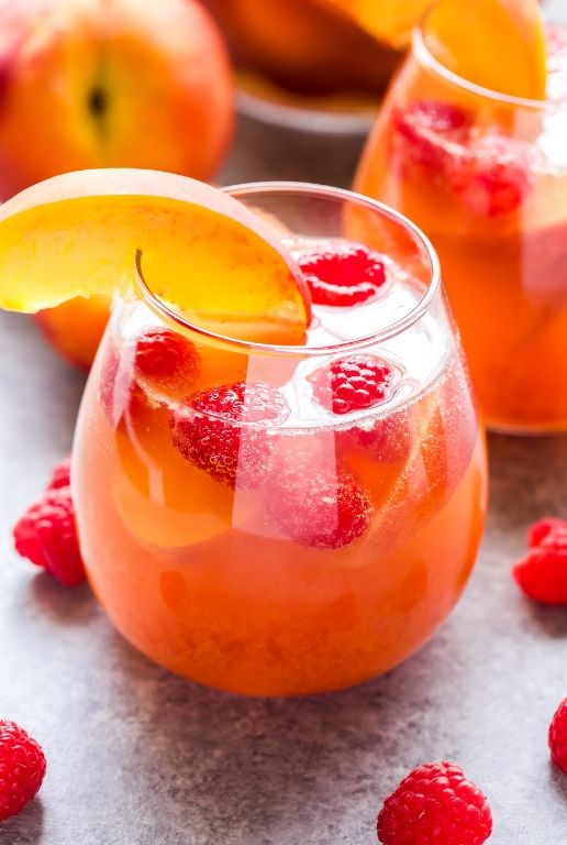 Berry and Peach Sangria