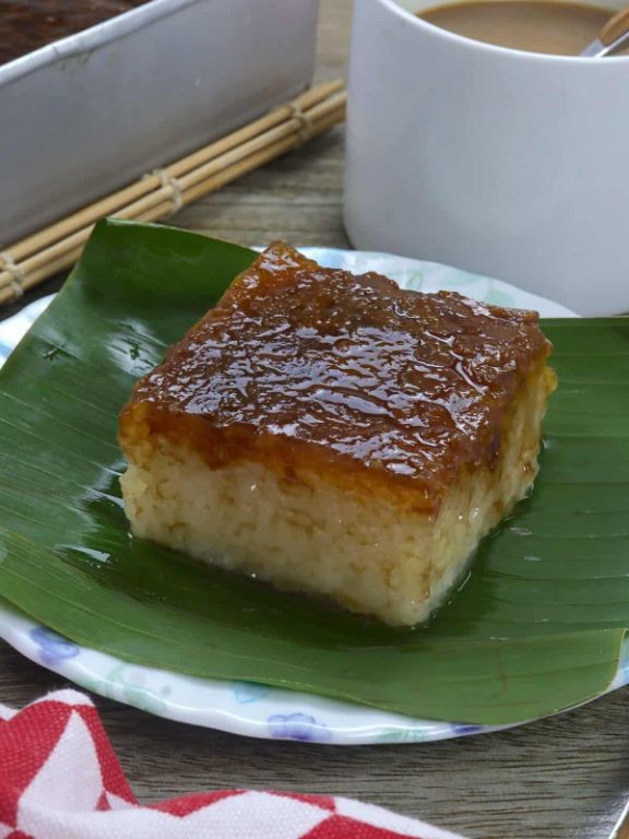 Bibingkang Malagkit (Sticky Rice Cake)