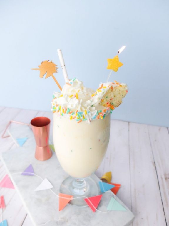 Birthday Cake Vodka Milkshake