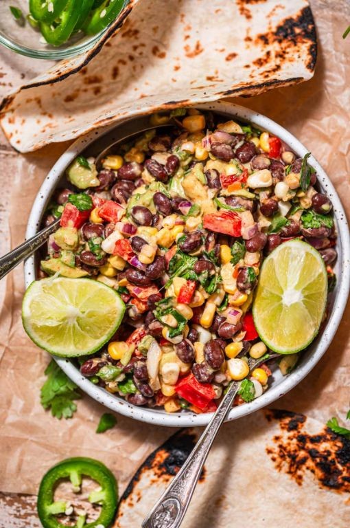 Black Bean and Corn Gorditas with Chipotle Sauce