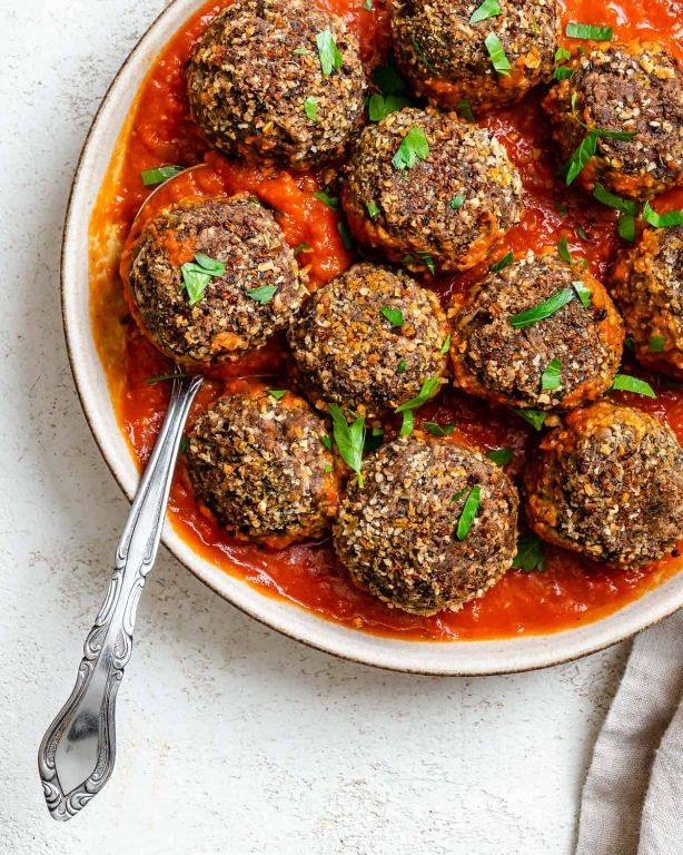 Black Bean and Walnut Meatballs