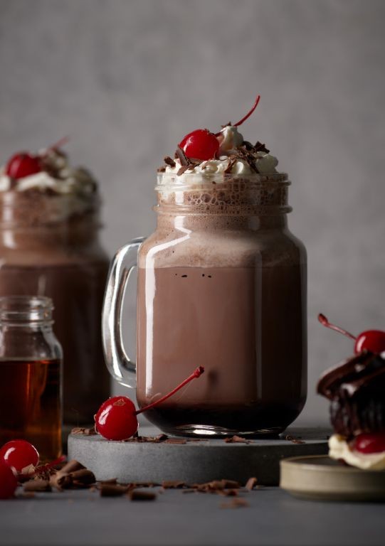Black Forest Frappuccino with Chocolate Shavings