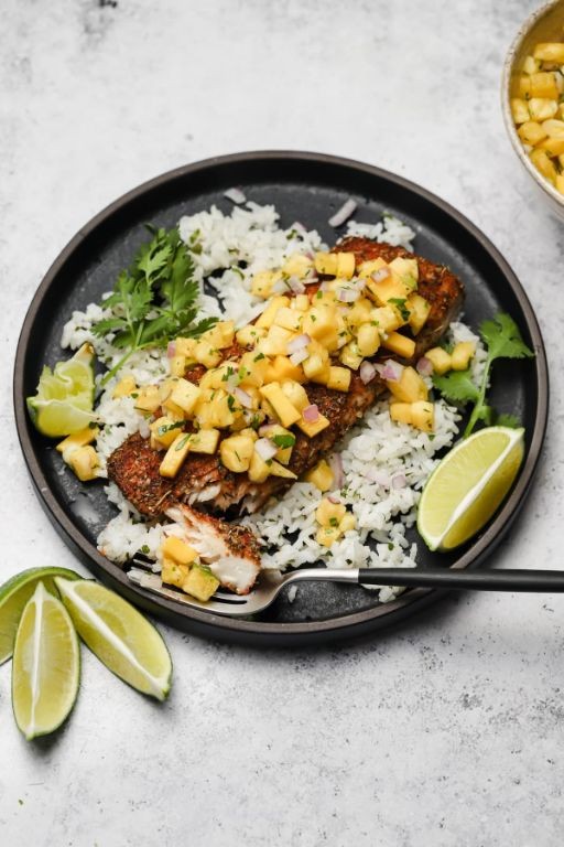 Blackened Mahi-Mahi with Pineapple Salsa